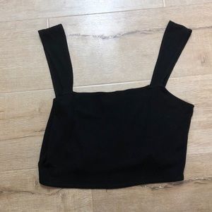 Black crop top